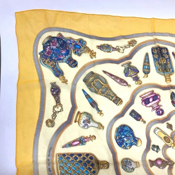 HERMES Qu importe le flacon Scarf Accessories Silk Carre90 Scarf - Picture 2 of 8